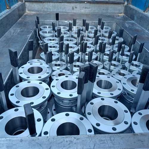 شیر توپی فولادی فلنجدار آلفا کلاس 150